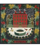 Elizabeth Bradley, Seasonal Samplers, WINTER SAMPLER - 16x16 pollici Elizabeth Bradley - 18