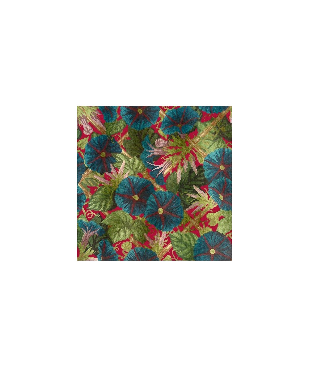 Elizabeth Bradley, Trellis Series, MORNING GLORY TRELLIS - 16x16 pollici Elizabeth Bradley - 5