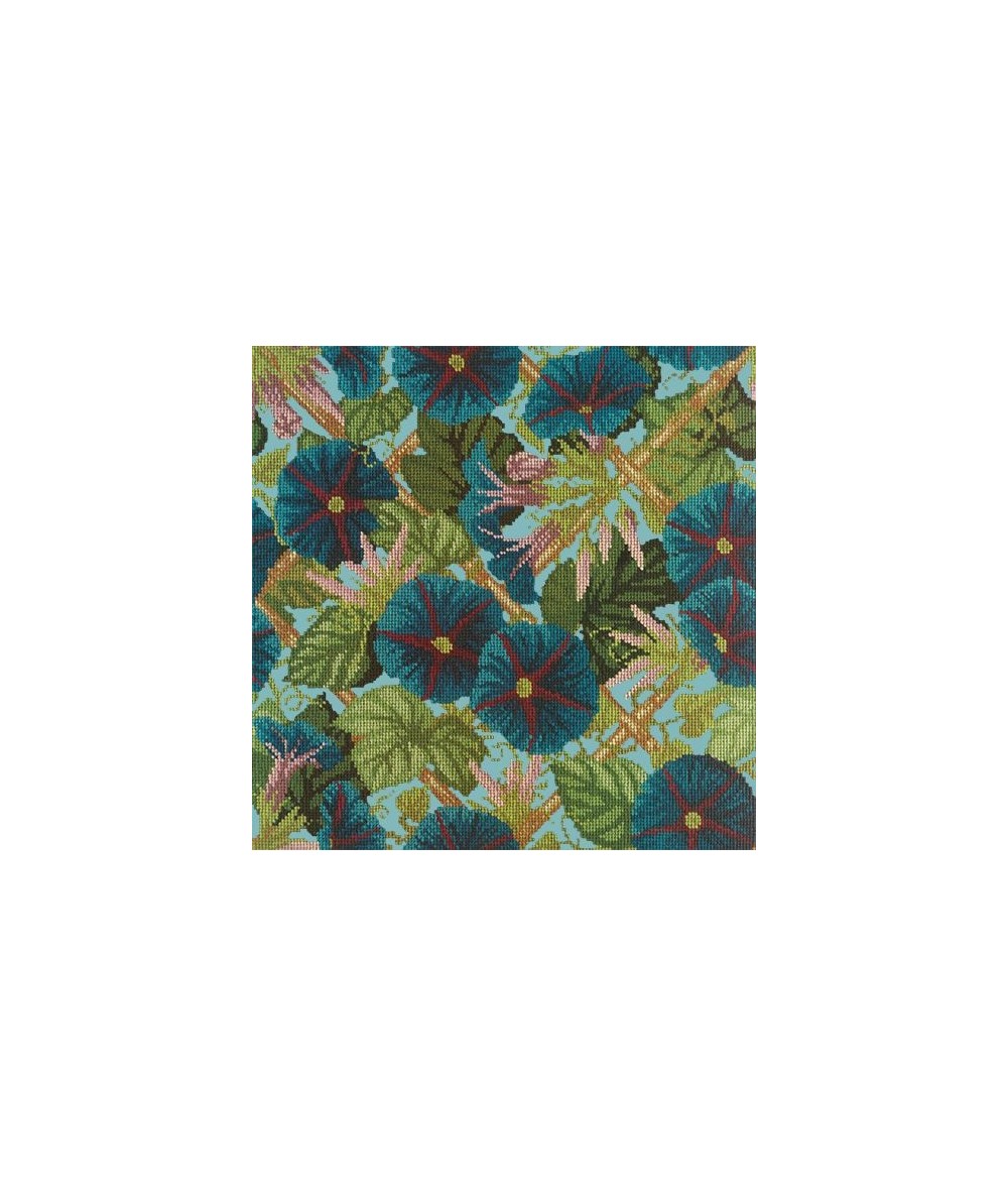 Elizabeth Bradley, Trellis Series, MORNING GLORY TRELLIS - 16x16 pollici Elizabeth Bradley - 16