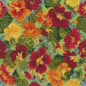 Elizabeth Bradley, Trellis Series, NASTURTIUM TRELLIS - 16x16 pollici Elizabeth Bradley - 7