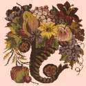 Elizabeth Bradley, Victorian Flowers, AUTUMN CORNUCOPIA - 16x16 pollici Elizabeth Bradley - 4