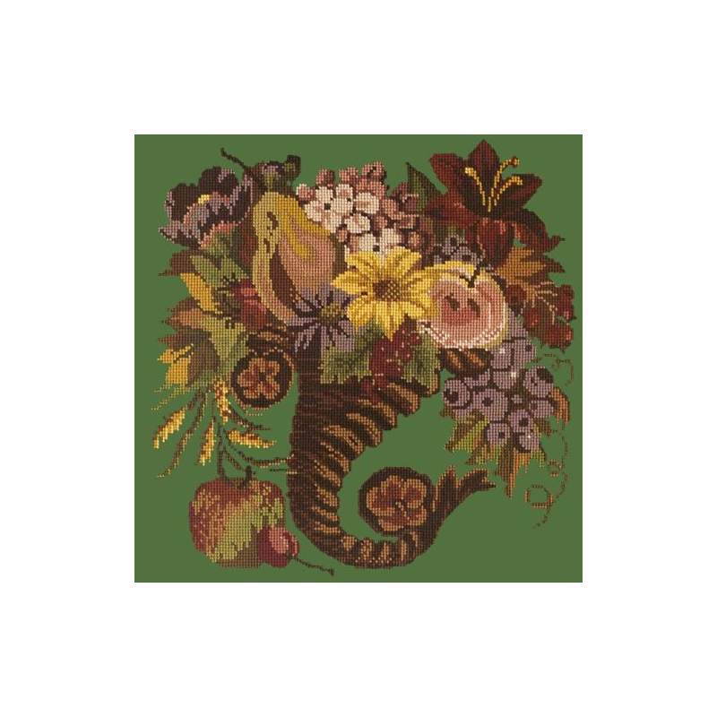 Elizabeth Bradley, Victorian Flowers, AUTUMN CORNUCOPIA - 16x16 pollici Elizabeth Bradley - 7