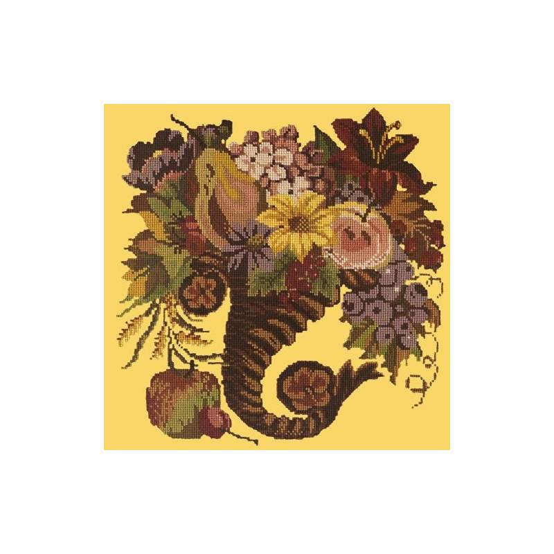 Elizabeth Bradley, Victorian Flowers, AUTUMN CORNUCOPIA - 16x16 pollici Elizabeth Bradley - 12