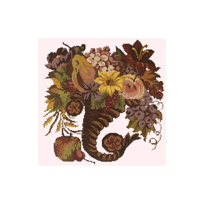 Elizabeth Bradley, Victorian Flowers, AUTUMN CORNUCOPIA - 16x16 pollici Elizabeth Bradley - 13