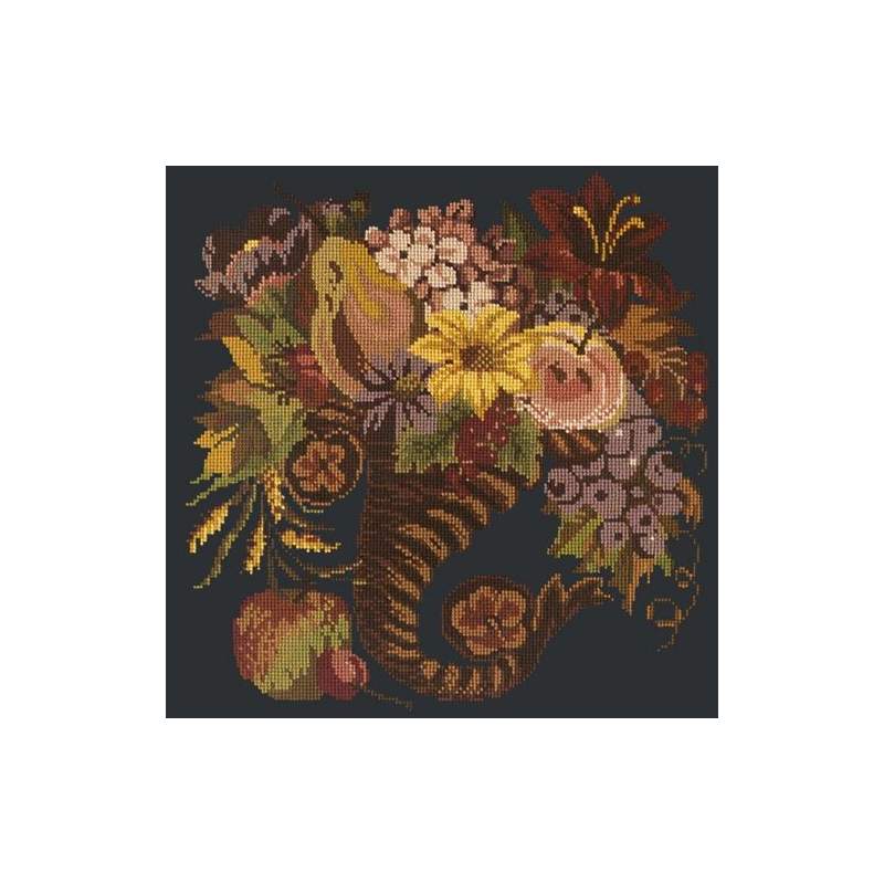 Elizabeth Bradley, Victorian Flowers, AUTUMN CORNUCOPIA - 16x16 pollici Elizabeth Bradley - 19