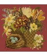 Elizabeth Bradley, Victorian Flowers, SPRING BASKET - 16x16 pollici Elizabeth Bradley - 5