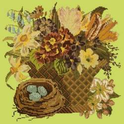 Elizabeth Bradley, Victorian Flowers, SPRING BASKET - 16x16 pollici Elizabeth Bradley - 8