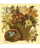 Elizabeth Bradley, Victorian Flowers, SPRING BASKET - 16x16 pollici Elizabeth Bradley - 10