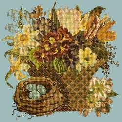 Elizabeth Bradley, Victorian Flowers, SPRING BASKET - 16x16 pollici Elizabeth Bradley - 14
