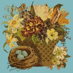 Elizabeth Bradley, Victorian Flowers, SPRING BASKET - 16x16 pollici Elizabeth Bradley - 15
