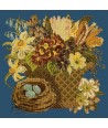 Elizabeth Bradley, Victorian Flowers, SPRING BASKET - 16x16 pollici Elizabeth Bradley - 16