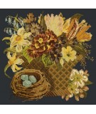 Elizabeth Bradley, Victorian Flowers, SPRING BASKET - 16x16 pollici Elizabeth Bradley - 18