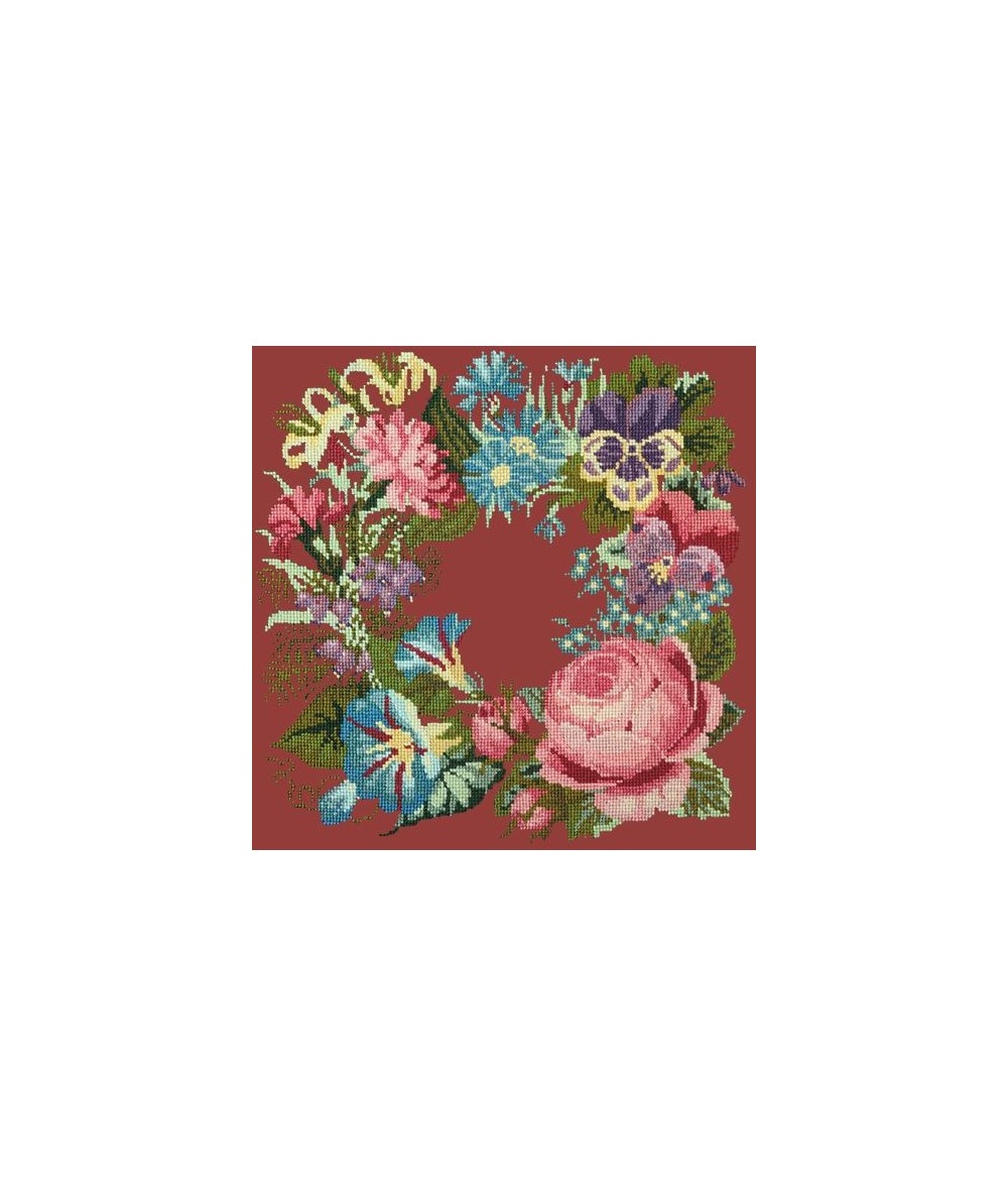 Elizabeth Bradley, Victorian Flowers, SUMMER WREATH - 16x16 pollici Elizabeth Bradley - 5
