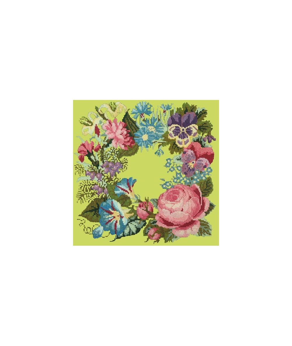 Elizabeth Bradley, Victorian Flowers, SUMMER WREATH - 16x16 pollici Elizabeth Bradley - 8
