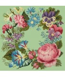 Elizabeth Bradley, Victorian Flowers, SUMMER WREATH - 16x16 pollici Elizabeth Bradley - 9