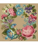 Elizabeth Bradley, Victorian Flowers, SUMMER WREATH - 16x16 pollici Elizabeth Bradley - 17