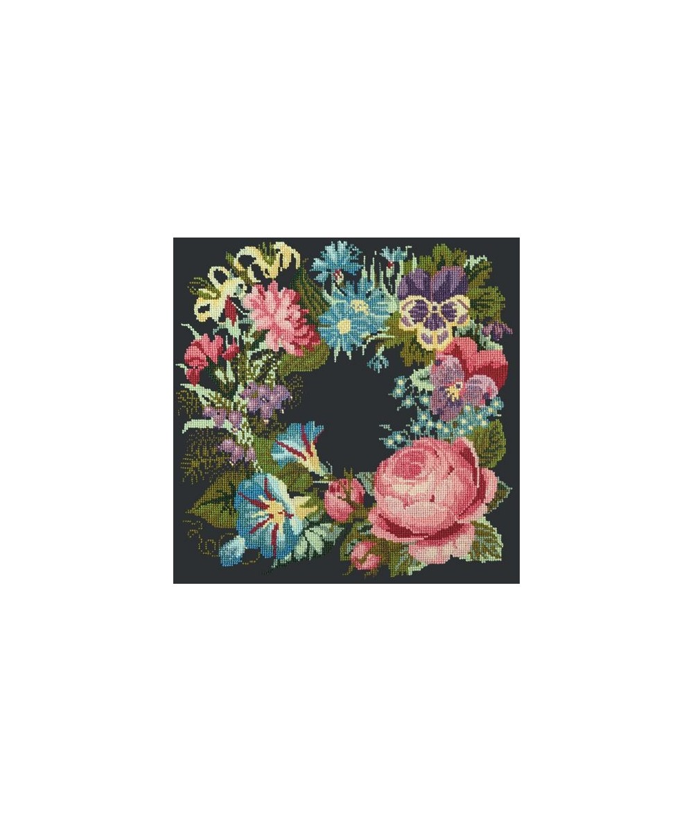 Elizabeth Bradley, Victorian Flowers, SUMMER WREATH - 16x16 pollici Elizabeth Bradley - 18