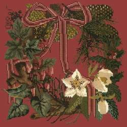 Elizabeth Bradley, Victorian Flowers, WINTER WREATH - 16x16 pollici Elizabeth Bradley - 5