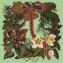 Elizabeth Bradley, Victorian Flowers, WINTER WREATH - 16x16 pollici Elizabeth Bradley - 9
