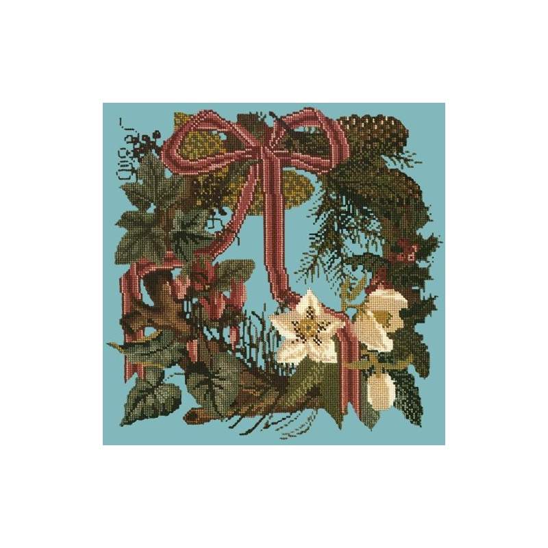 Elizabeth Bradley, Victorian Flowers, WINTER WREATH - 16x16 pollici Elizabeth Bradley - 15