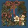 Elizabeth Bradley, Victorian Flowers, WINTER WREATH - 16x16 pollici Elizabeth Bradley - 16