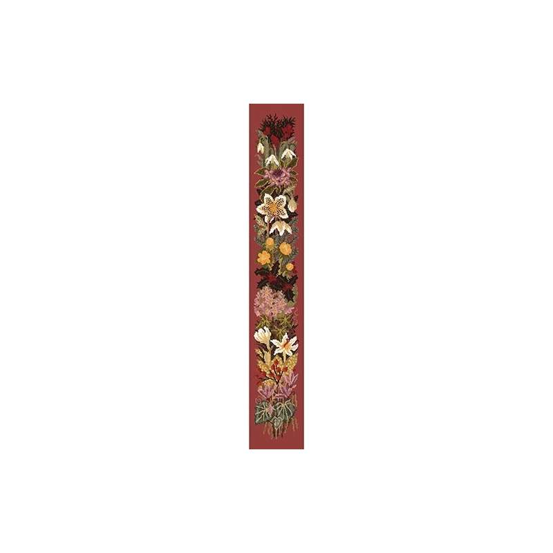 Elizabeth Bradley, Bell Pulls, MIDWINTER BELL PULL - 46x6 pollici Elizabeth Bradley - 5