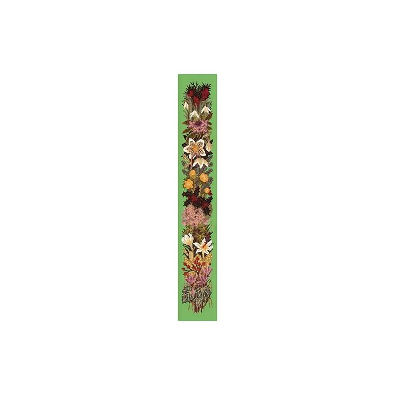 Elizabeth Bradley, Bell Pulls, MIDWINTER BELL PULL - 46x6 pollici Elizabeth Bradley - 7
