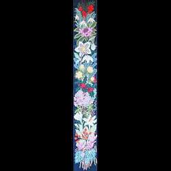 Elizabeth Bradley, Bell Pulls, MIDWINTER BELL PULL - 46x6 pollici Elizabeth Bradley - 16