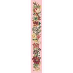 Elizabeth Bradley, Bell Pulls, VICTORIAN FLOWER BELL PULL - 46x6 pollici Elizabeth Bradley - 2