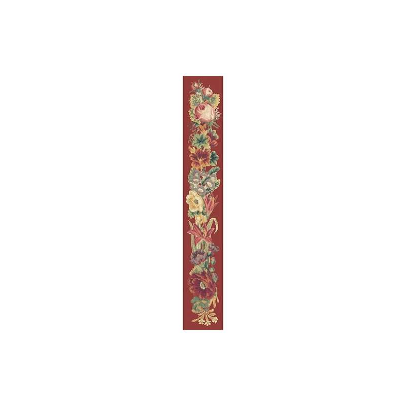 Elizabeth Bradley, Bell Pulls, VICTORIAN FLOWER BELL PULL - 46x6 pollici Elizabeth Bradley - 5
