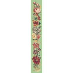 Elizabeth Bradley, Bell Pulls, VICTORIAN FLOWER BELL PULL - 46x6 pollici Elizabeth Bradley - 9