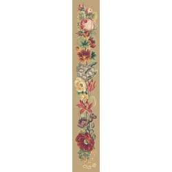 Elizabeth Bradley, Bell Pulls, VICTORIAN FLOWER BELL PULL - 46x6 pollici Elizabeth Bradley - 17