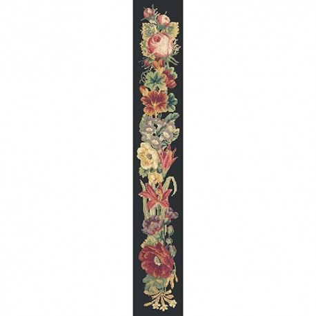 Elizabeth Bradley, Bell Pulls, VICTORIAN FLOWER BELL PULL - 46x6 pollici Elizabeth Bradley - 18
