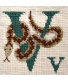 Elizabeth Bradley, Animal Alphabet, V - VIPER - 6x6 pollici Elizabeth Bradley - 1
