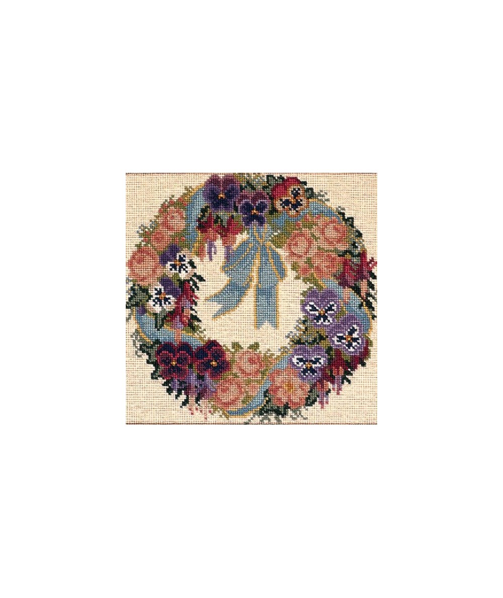 Elizabeth Bradley, Floribunda, GARLAND OF PANSIES - 12x12 pollici Elizabeth Bradley - 1