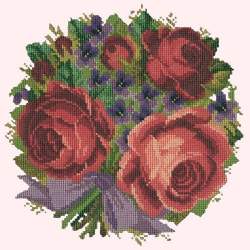 Elizabeth Bradley, Floribunda, VIOLETS AND ROSES - 12x12 pollici Elizabeth Bradley - 1