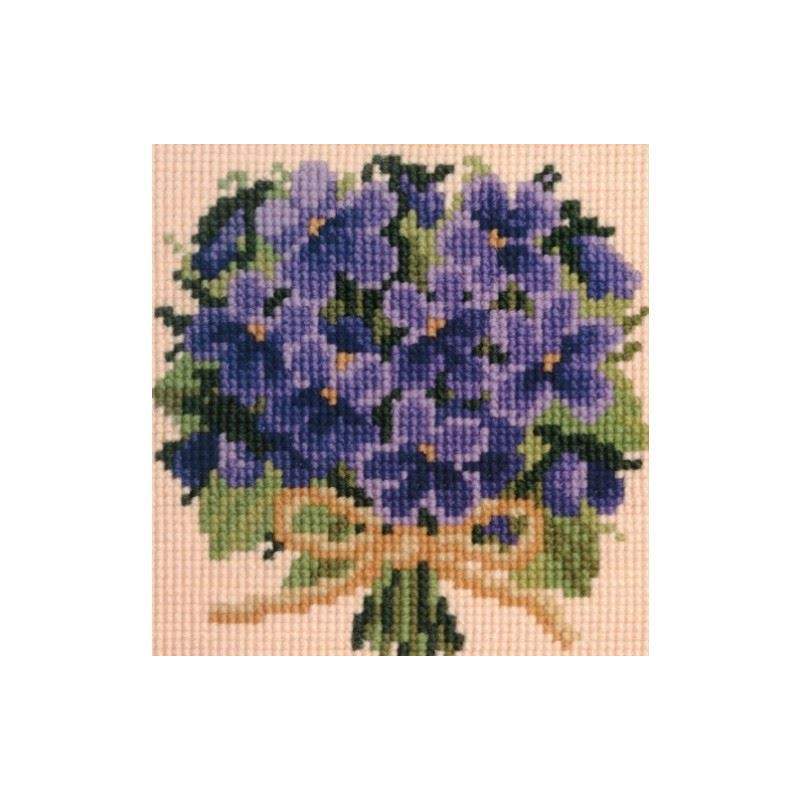 Elizabeth Bradley, Mini Kits, POSY OF VIOLETS - 6x6 pollici Elizabeth Bradley - 1