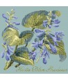 Elizabeth Bradley, Shade Garden, HOSTA BLU SHADOWS - 16x16 pollici Elizabeth Bradley - 14