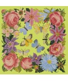 Elizabeth Bradley, Floribunda, CLEMATIS ROSE AND BUTTERFLY - 12x12 pollici Elizabeth Bradley - 8