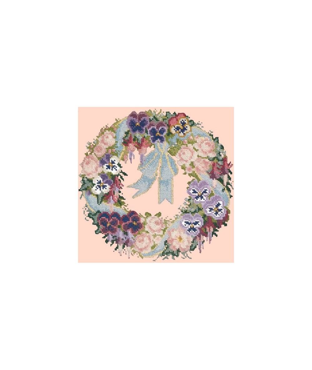 Elizabeth Bradley, Floribunda, GARLAND OF PANSIES - 12x12 pollici Elizabeth Bradley - 3