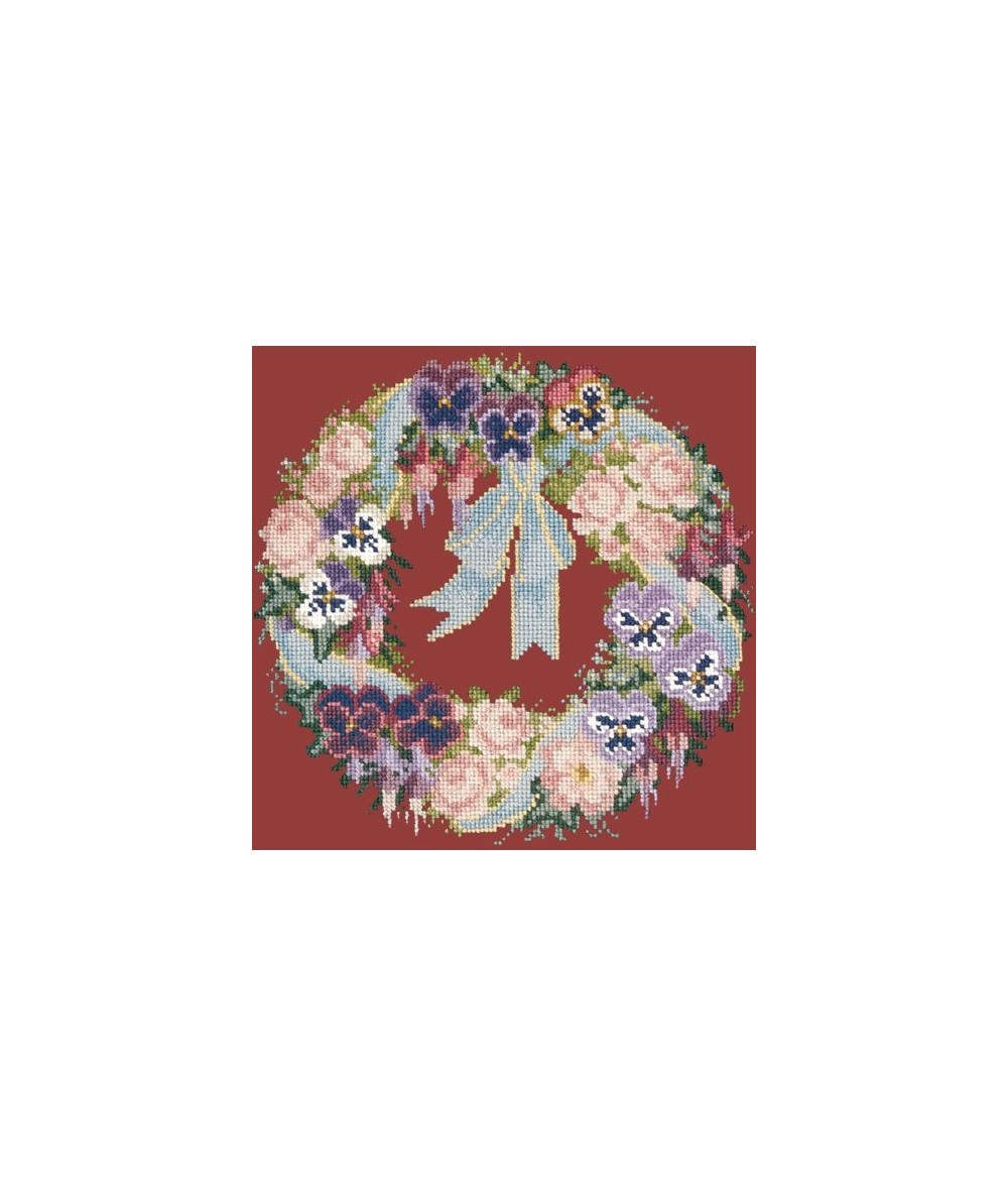 Elizabeth Bradley, Floribunda, GARLAND OF PANSIES - 12x12 pollici Elizabeth Bradley - 5