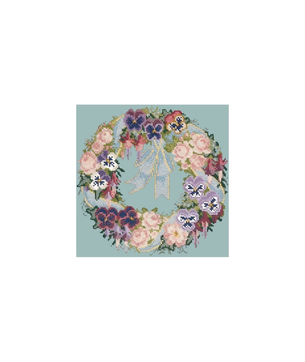 Elizabeth Bradley, Floribunda, GARLAND OF PANSIES - 12x12 pollici Elizabeth Bradley - 14