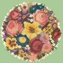 Elizabeth Bradley, Floribunda, VICTORIAN POSY - 12x12 pollici Elizabeth Bradley - 9
