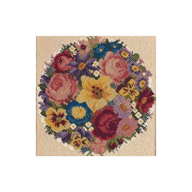 Elizabeth Bradley, Floribunda, VICTORIAN POSY - 12x12 pollici Elizabeth Bradley - 12