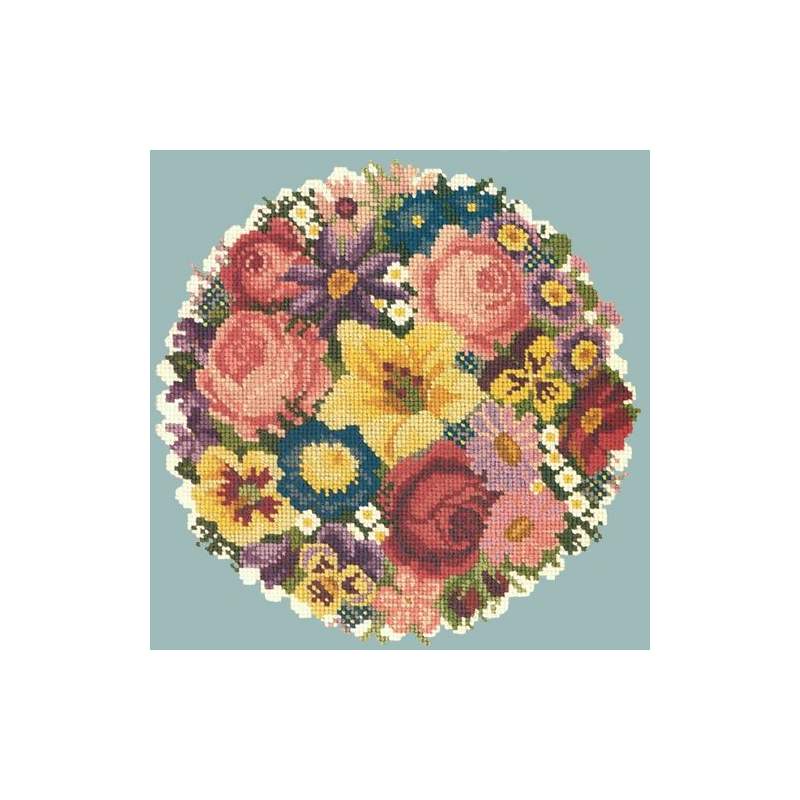 Elizabeth Bradley, Floribunda, VICTORIAN POSY - 12x12 pollici Elizabeth Bradley - 14