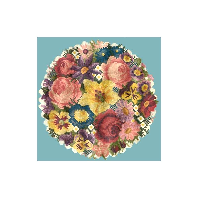 Elizabeth Bradley, Floribunda, VICTORIAN POSY - 12x12 pollici Elizabeth Bradley - 15