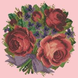 Elizabeth Bradley, Floribunda, VIOLETS AND ROSES - 12x12 pollici Elizabeth Bradley - 2