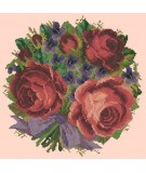 Elizabeth Bradley, Floribunda, VIOLETS AND ROSES - 12x12 pollici Elizabeth Bradley - 3