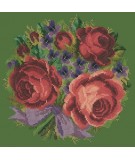 Elizabeth Bradley, Floribunda, VIOLETS AND ROSES - 12x12 pollici Elizabeth Bradley - 6