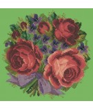 Elizabeth Bradley, Floribunda, VIOLETS AND ROSES - 12x12 pollici Elizabeth Bradley - 7